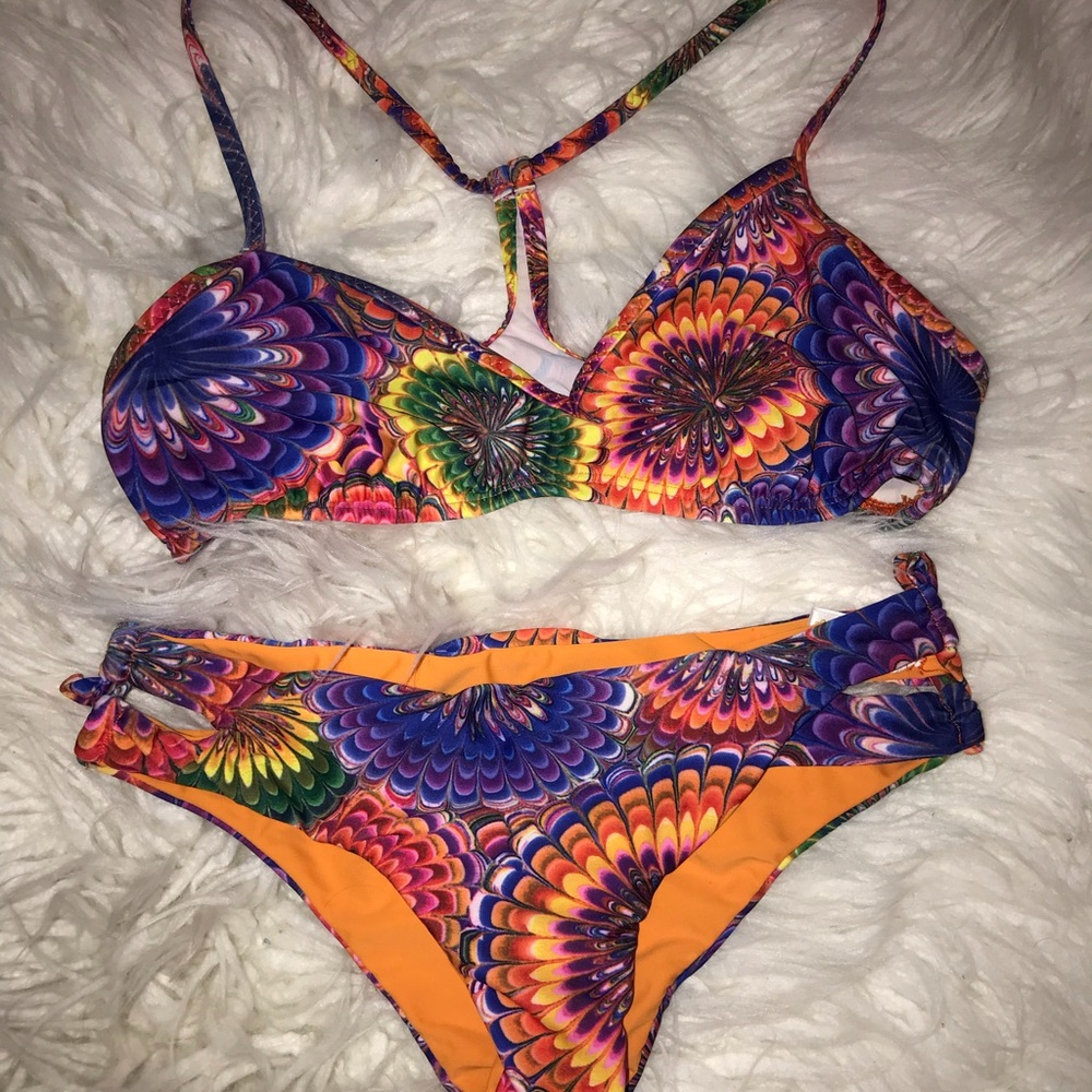 Tie dye bikini SET